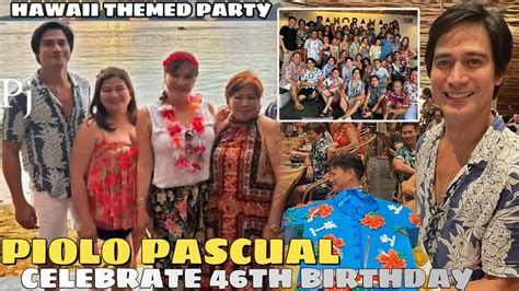 Piolo Pascual celebrates 46th birthday in El Nido .